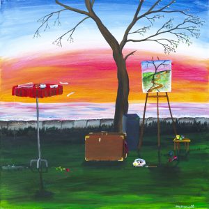 Abschied, 2018 (60 x 60 cm)