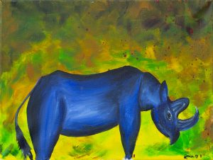 blaues Nashorn, 2019