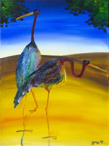 Zwei komische Vögel, 2019