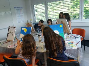 Softlanding German with art