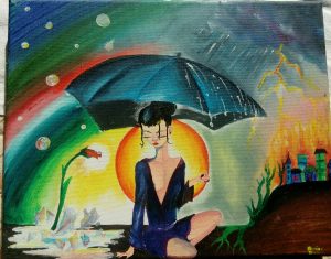 Zerbrochene Welt im Regen, 2010