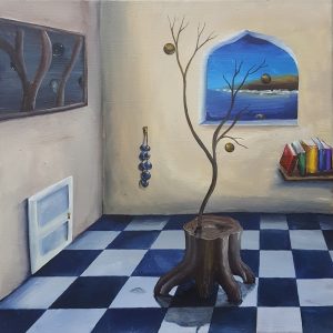 In a room, 2022, 40 x 40 cm